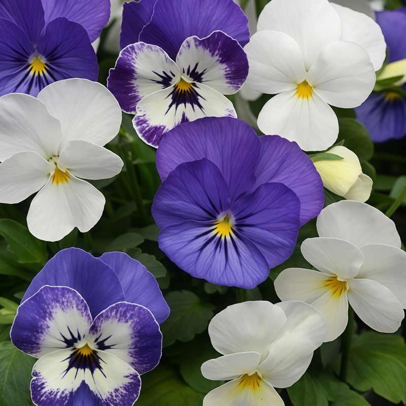 Viola Blue And White Color Change Seeds up to 50%