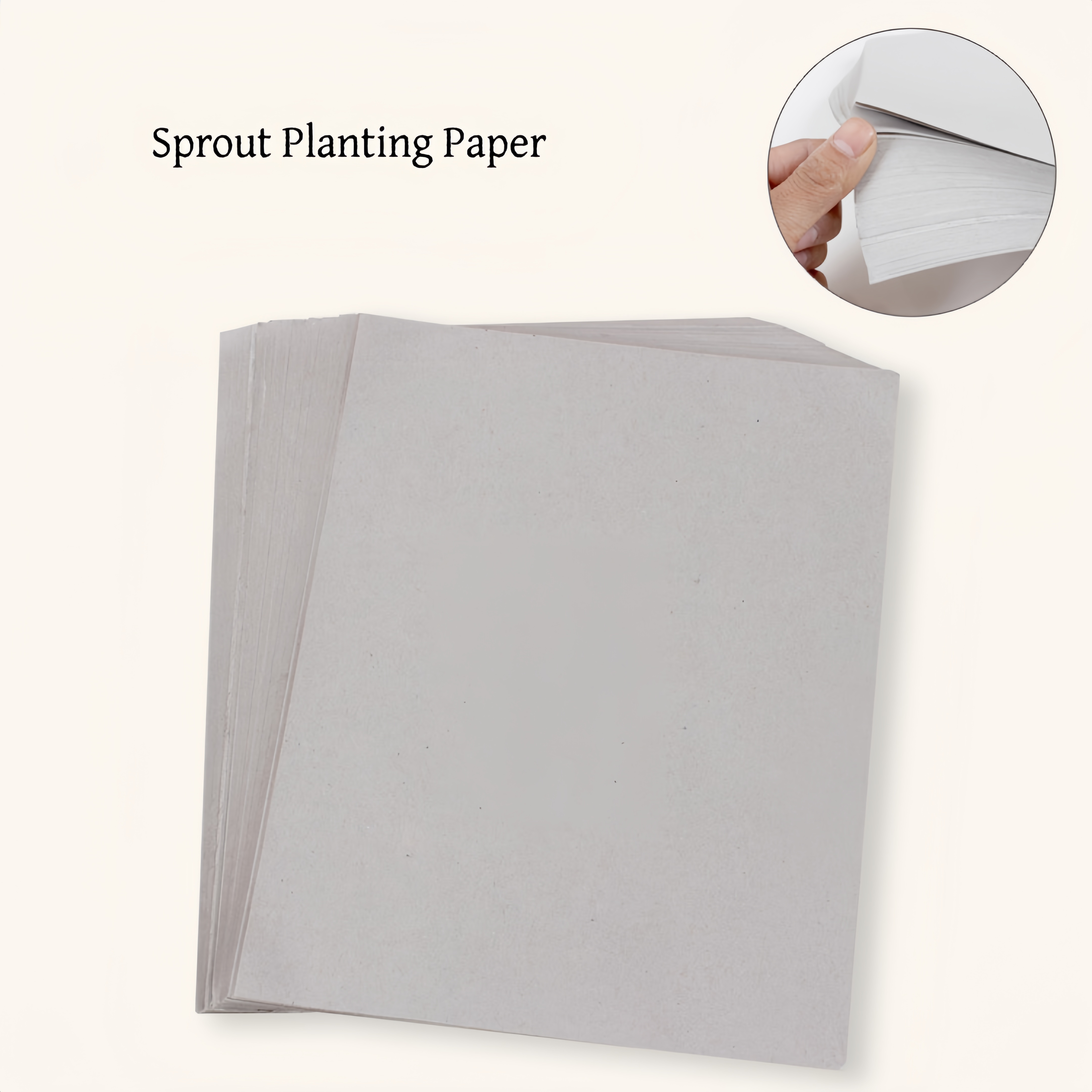 Sprout paper equipment for wheat seedlings, pea seedlings, mung bean seedlings, radish seedlings, moisturizing seedling paper