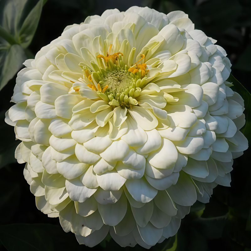 Zinnia Elegans Seeds - White Larger Packet High Germination 300-1500 Onsaleseeds