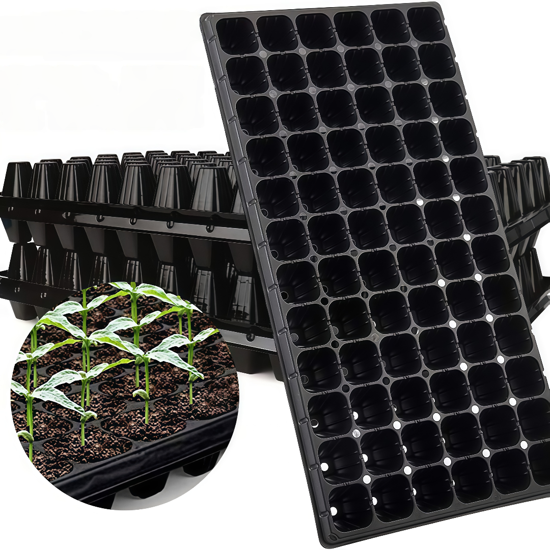 Seedling tray 72-hole hole tray seedling tray vegetable and fruit planting artifact plastic seedling tray nutrition bowl seedling tray