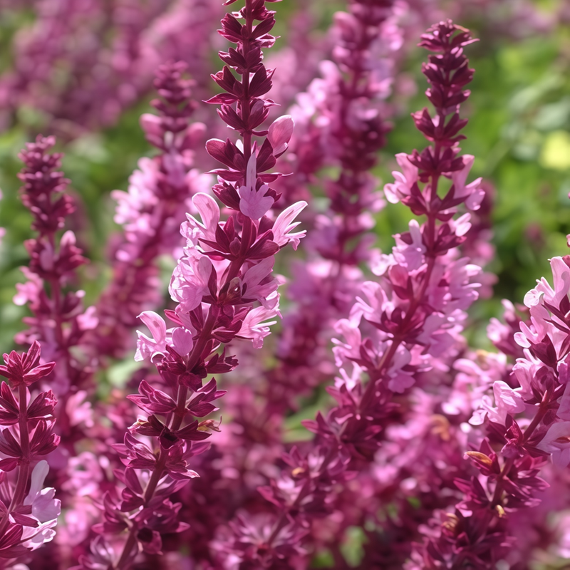 lavender sage seeds Salvia Splendens Dark Purple-Red Seeds | Burgundy Sage