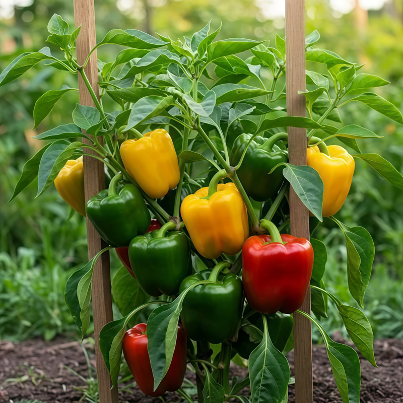 Capsicum Annuum Var. - Multicolored Larger Packet High Germination 600-3000 Onsaleseeds