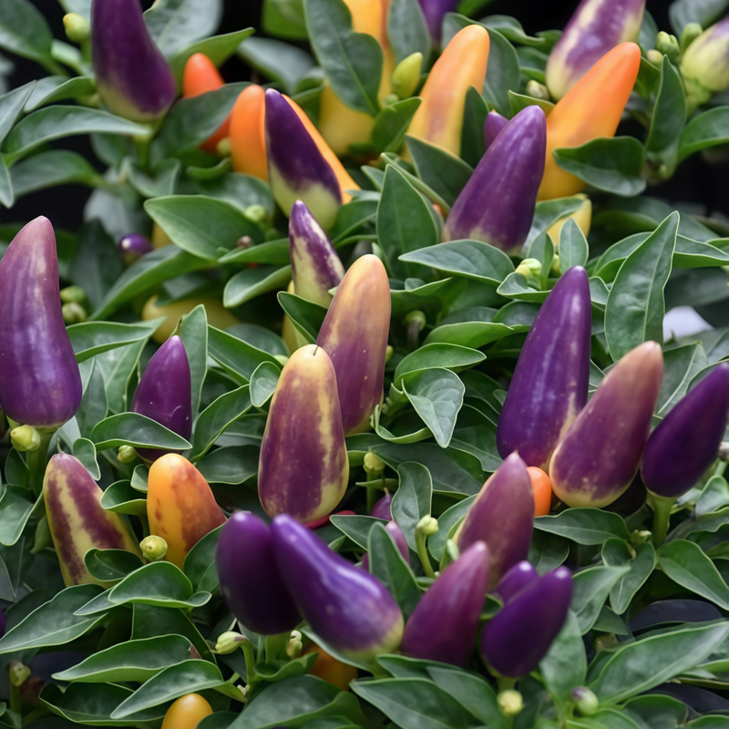 Capsicum Annuum Var. - Amethyst Larger Packet High Germination 600-3000 Onsaleseeds