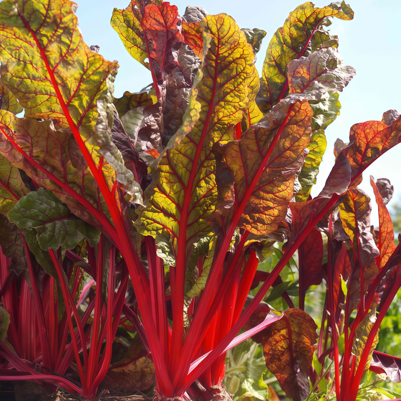 Beta Vulgaris - Red Leaf Red Path Larger Packet High Germination 500-2500 Onsaleseeds