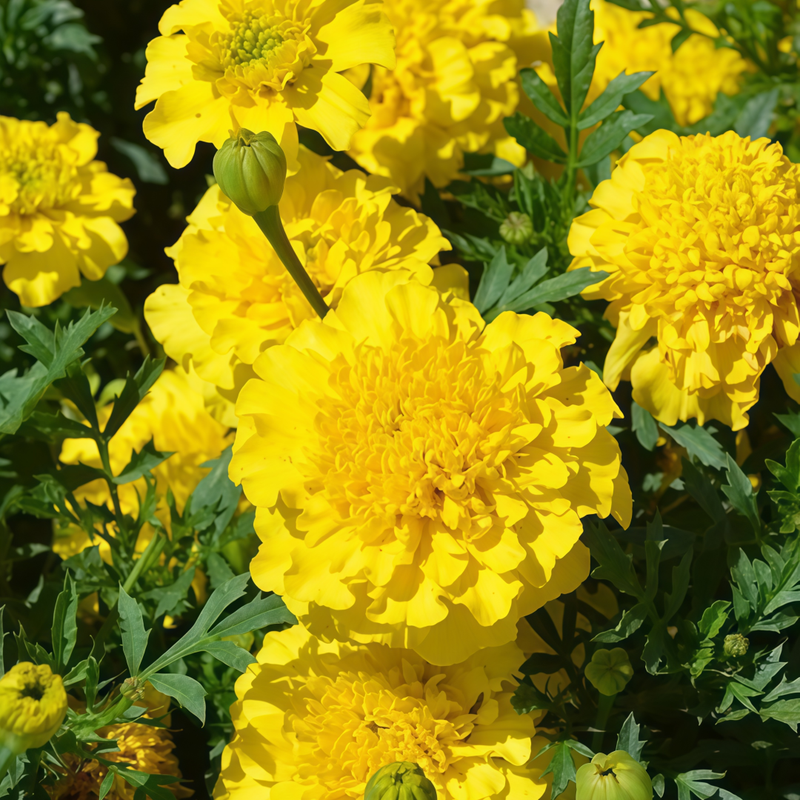 African Marigold Seeds - Orange Big Flowers Larger Packet High Germination 800-4000 Onsaleseeds