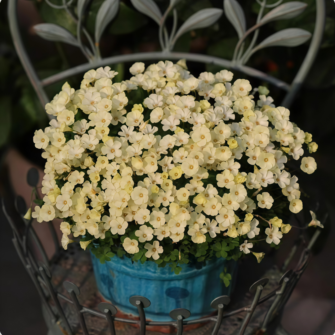 Oxalis Bulbs Collection – Pink, White, Peach Glow, Sunrise, Shy Moon, Medusa, Candy Box – Early Blooming Varieties