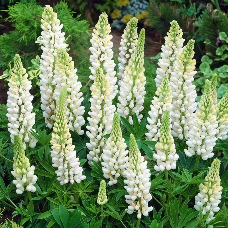 Lupinus Seeds - White Larger Packet High Germination 450-2200 Onsaleseeds