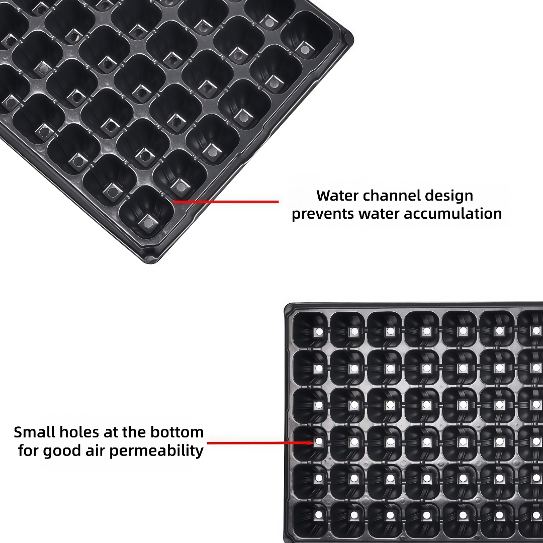 Seedling tray 72-hole hole tray seedling tray vegetable and fruit planting artifact plastic seedling tray nutrition bowl seedling tray