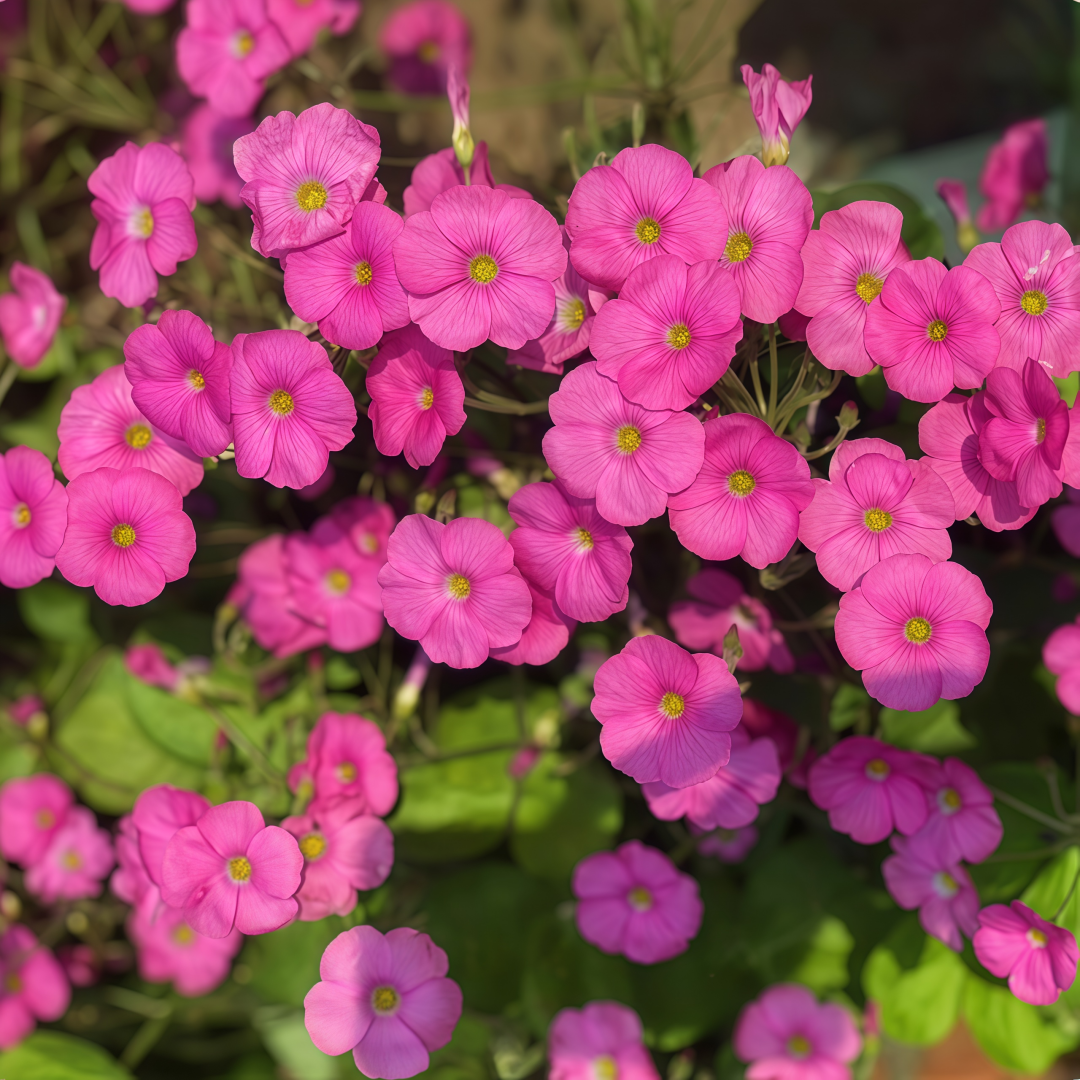 Oxalis Bulbs Collection – Pink, White, Peach Glow, Sunrise, Shy Moon, Medusa, Candy Box – Early Blooming Varieties