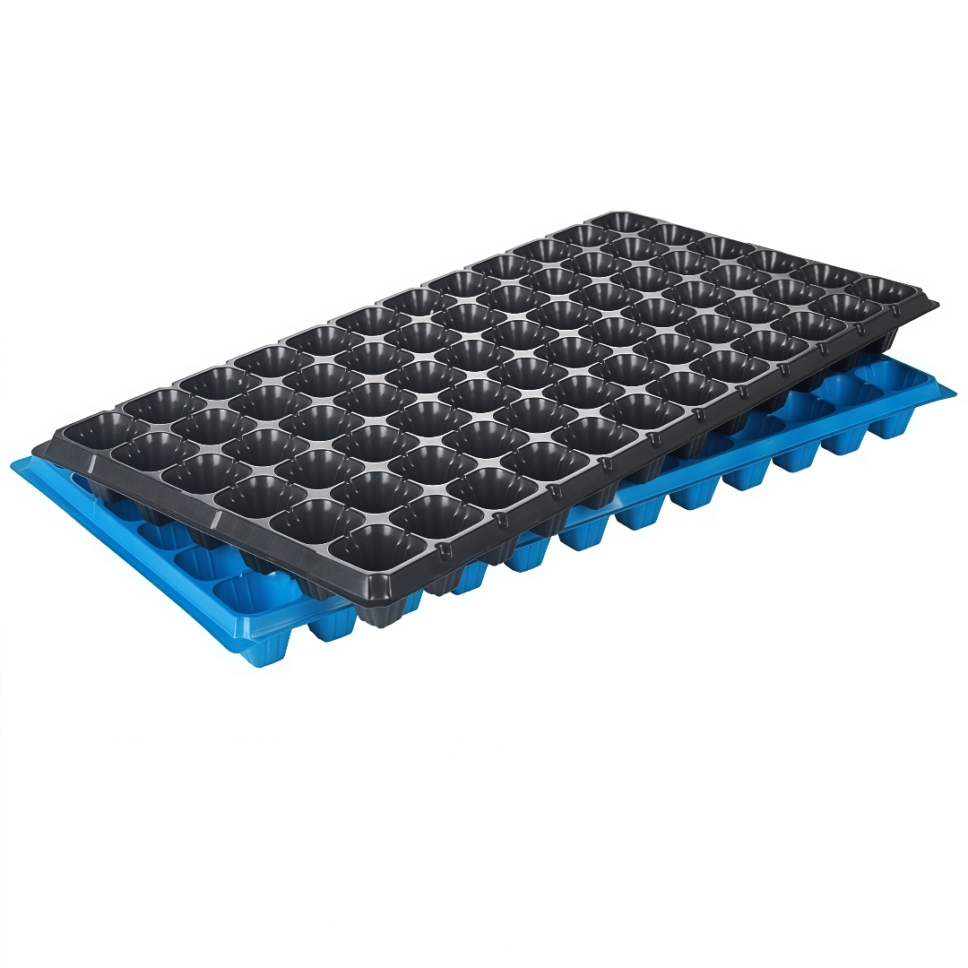Seedling tray 72-hole hole tray seedling tray vegetable and fruit planting artifact plastic seedling tray nutrition bowl seedling tray