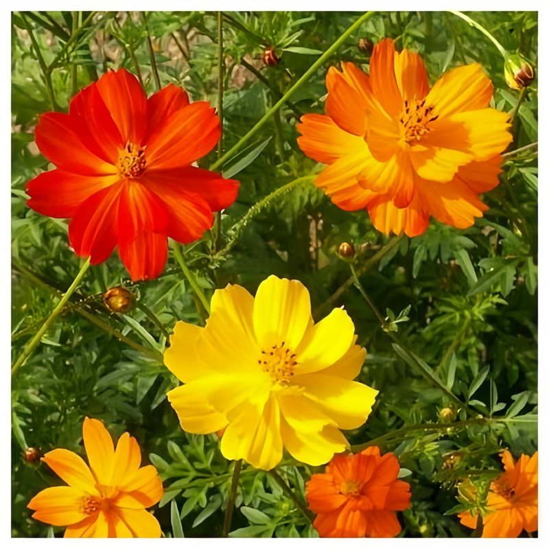 Cosmos Sulphureus Seeds - Mix Larger Packet High Germination 2000-10000 Onsaleseeds