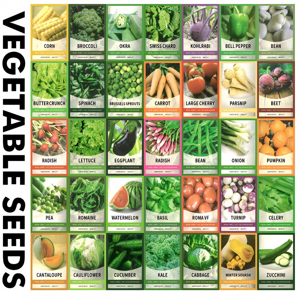 home garden seeds Heirloom Vegetable Seed Vault Kit
