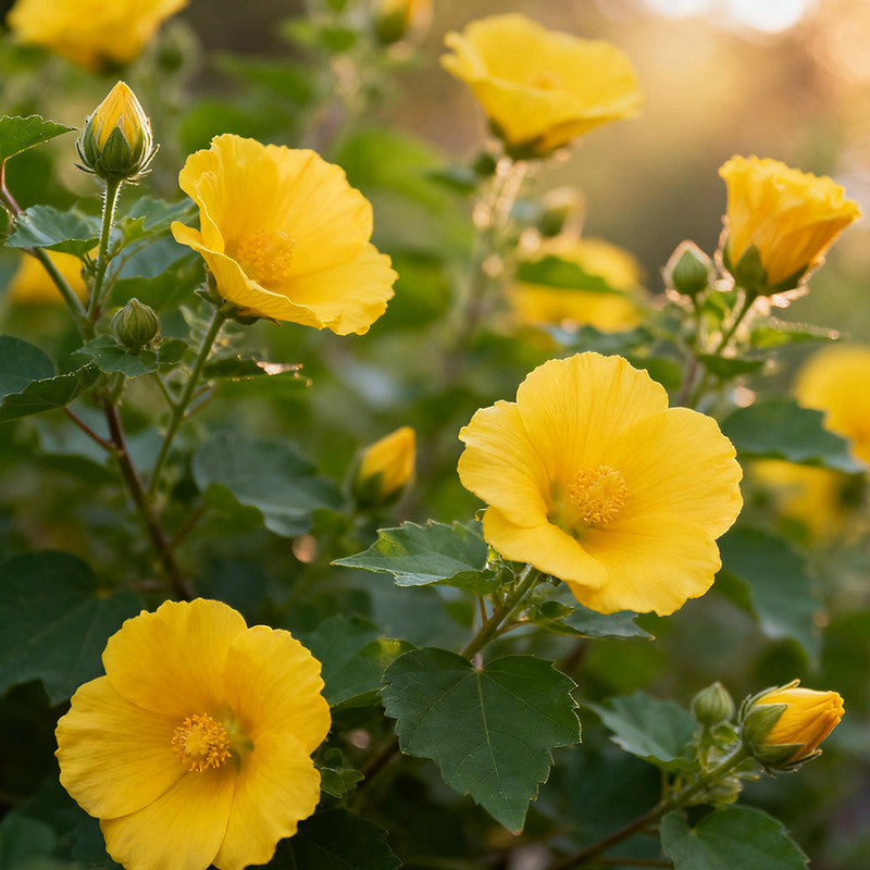 Hibiseu Manihot Yellow Seeds up to 50% Large Pack · 2000-10000 Seeds