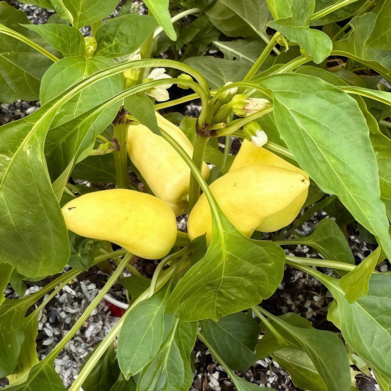 Capsicum Annuum Var. - Conoides Yellow Larger Packet High Germination 400-1500 Onsaleseeds