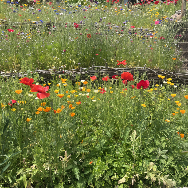 Wildflower Seeds - Seasonal Flowers Mix Includes Zinnia, China Aster, Phlox, etc.