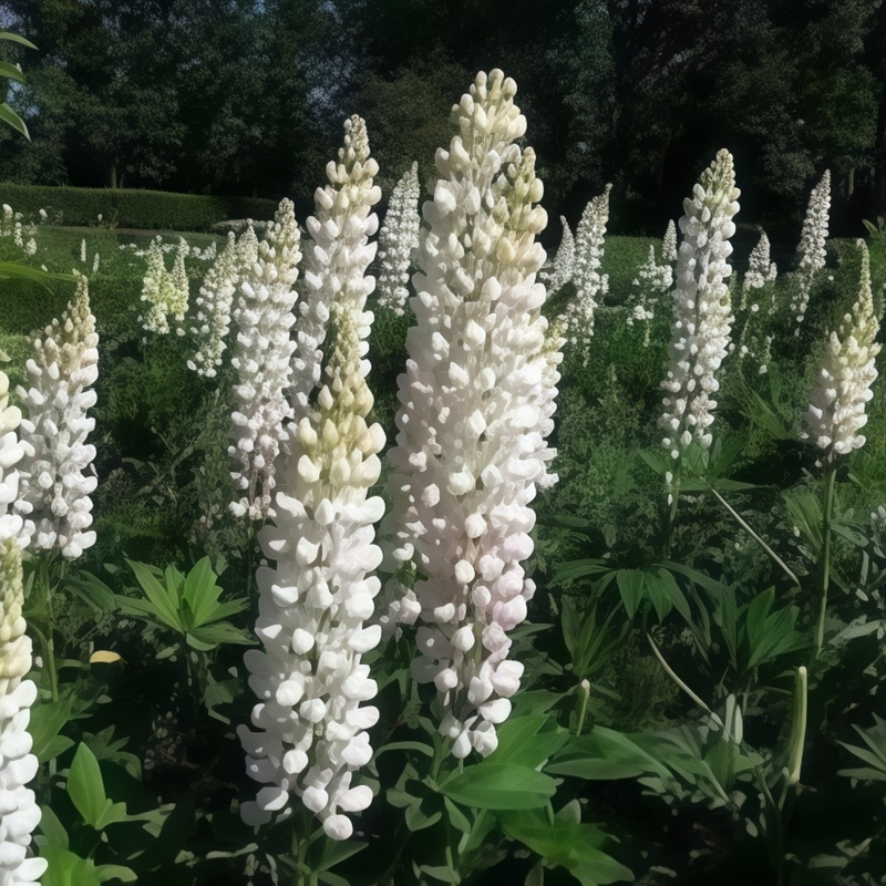 Lupinus Seeds - White Larger Packet High Germination 450-2200 Onsaleseeds