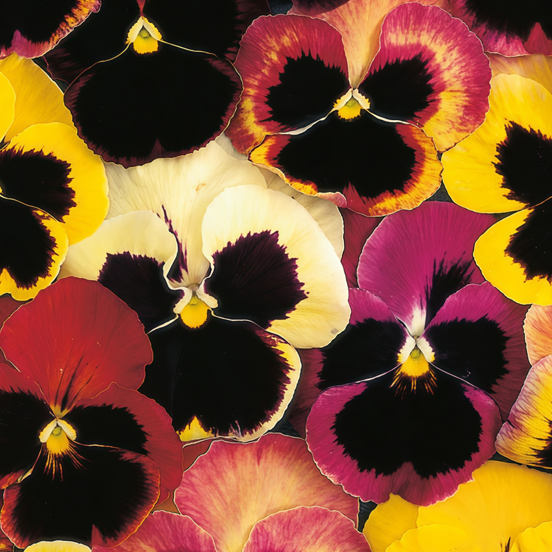 Viola Extra Large Flower Mixed Colors Seeds up to 50%