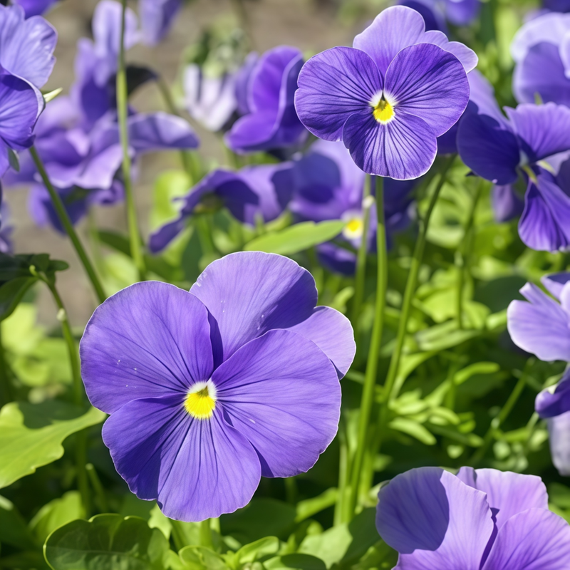 Viola Pure Blue Seeds up to 50%