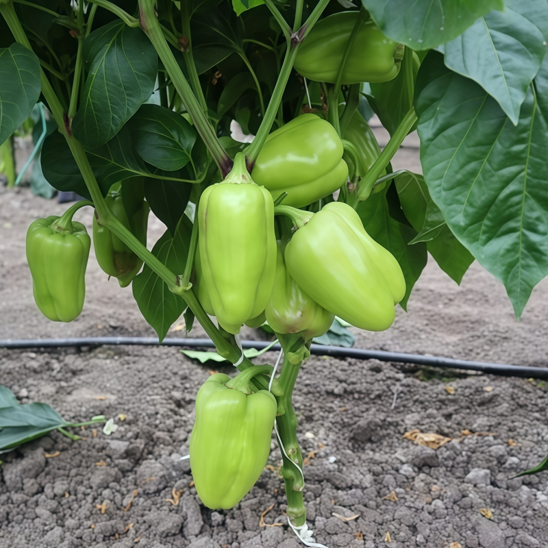 Capsicum Annuum Var. - Conoides Green Larger Packet High Germination 600-3000 Onsaleseeds