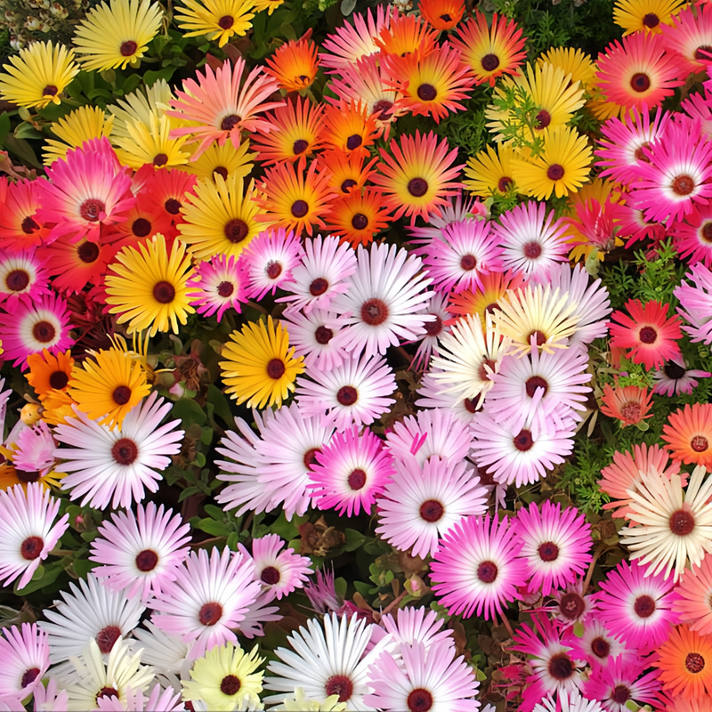 Mesembryanthemum Spectabile Haw Mix Seeds up to 50% Large Pack · 3000-15000 Seeds