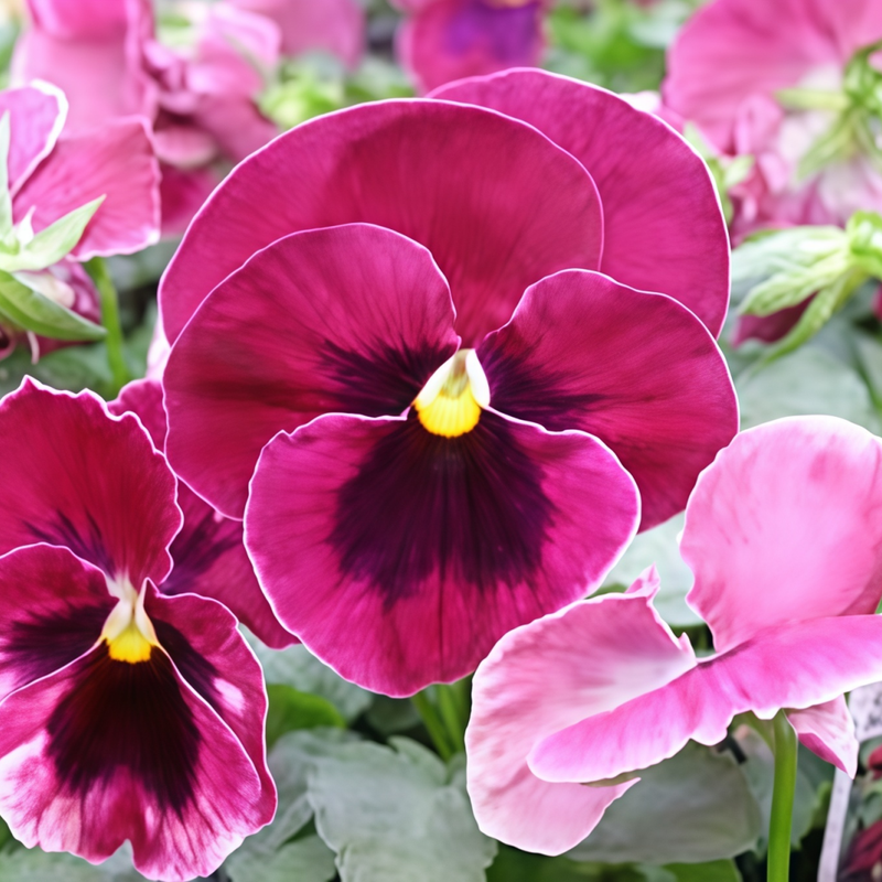 Viola Wine Red With Spots Seeds up to 50%