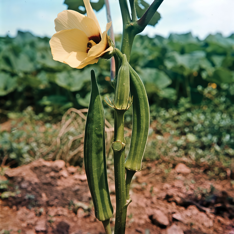 Okra - Yellow Larger Packet High Germination 300-1500 Onsaleseeds