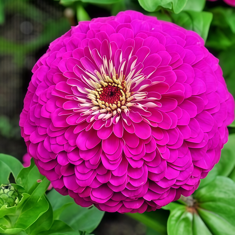 Zinnia Elegans Seeds - Purplish Red Larger Packet High Germination 300-1500 Onsaleseeds