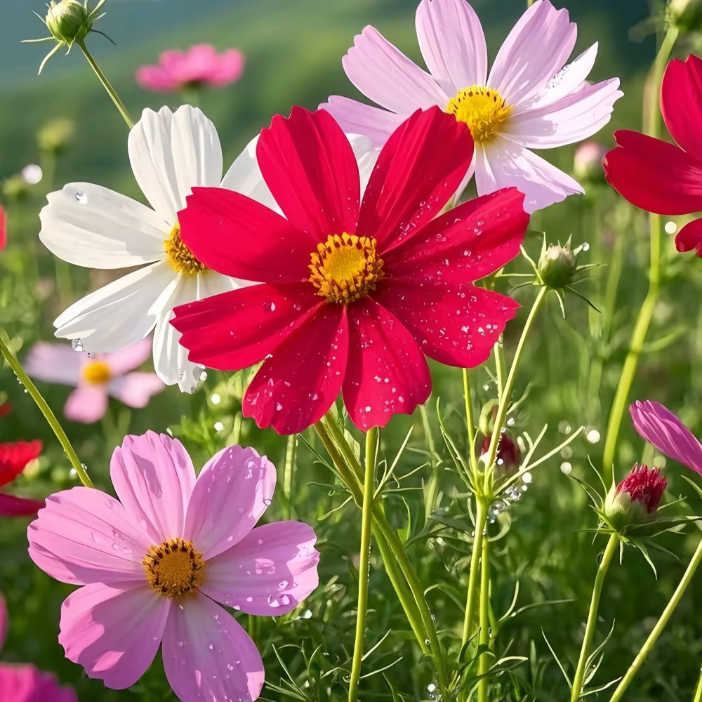 Cosmos Bipinnata Seeds - Mix Larger Packet High Germination 1600-4800 Onsaleseeds