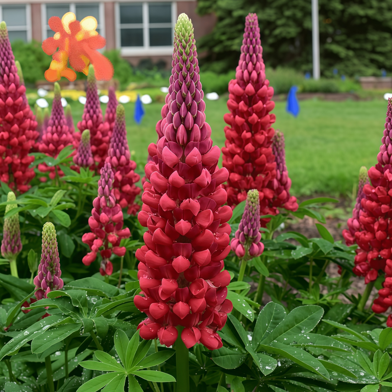 Lupinus Seeds - Red Larger Packet High Germination 450-2200 Onsaleseeds