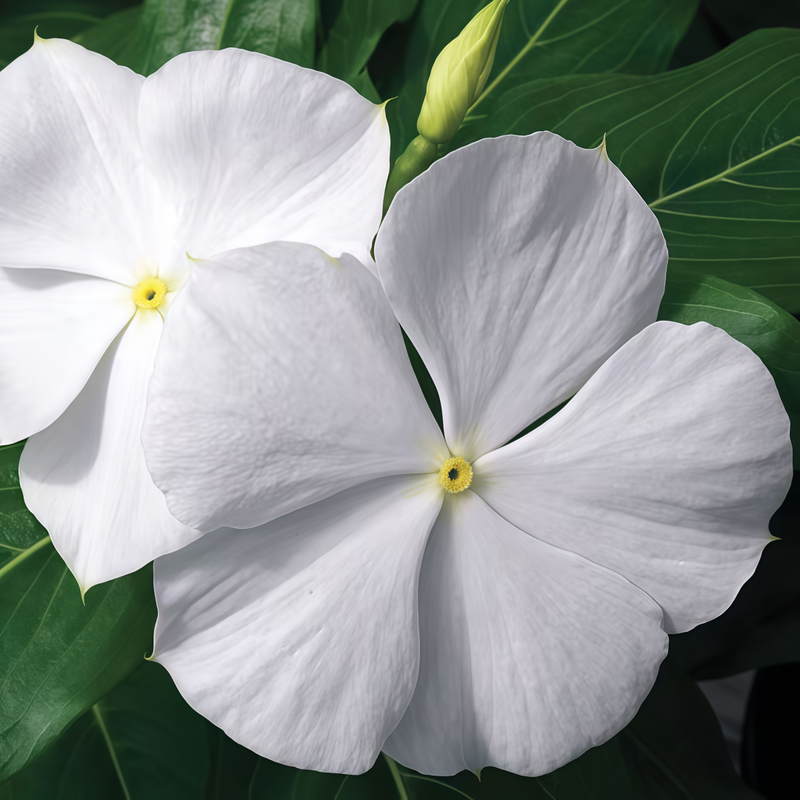 Vinca Seeds - Catharanthus Roseus White Larger Packet High Germination 300-2000 Onsaleseeds