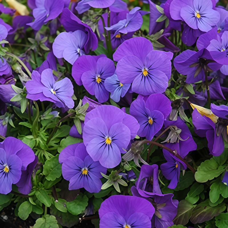 Pansy Seeds - Blue Larger Packet High Germination 800-5000 Onsaleseeds