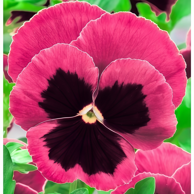 Pansy Seeds - Wine Red With Spots Larger Packet High Germination 600-3000 Onsaleseeds