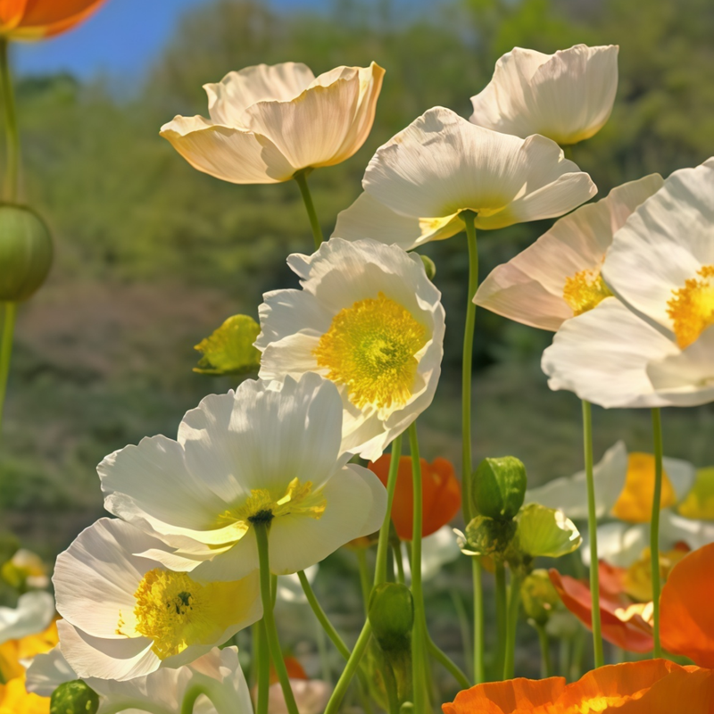 Papaver Seeds - Large Mixed Colors Larger Packet High Germination 3000-15000 Onsaleseeds