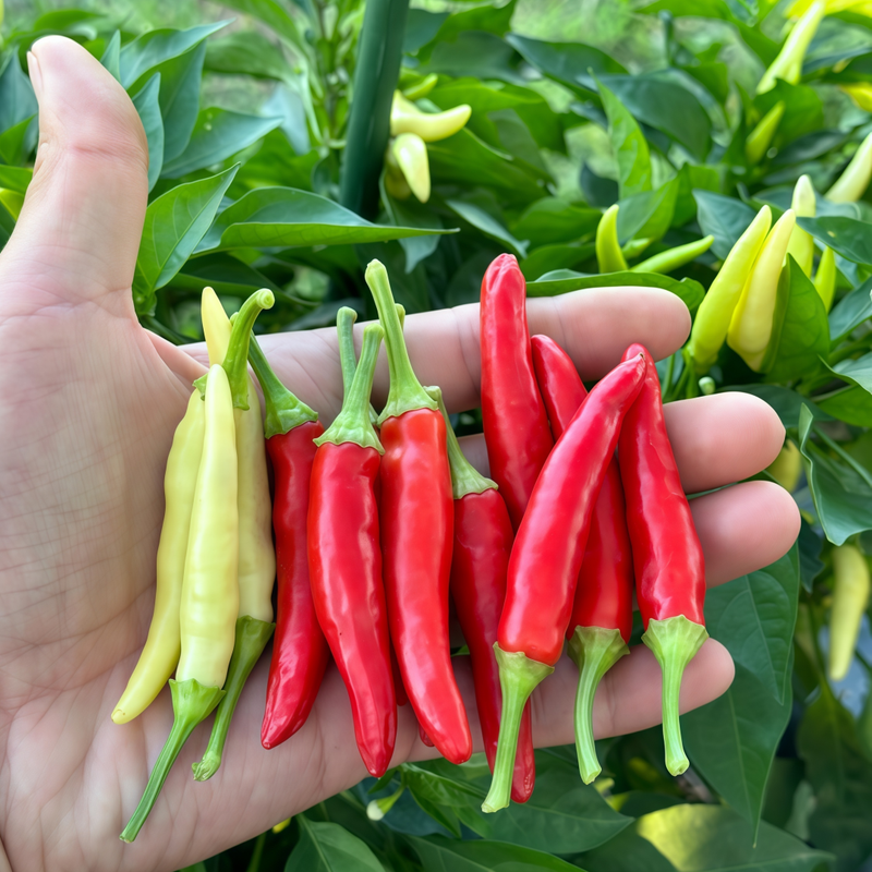 Capsicum Annuum Var. - Conoides Multicolored Larger Packet High Germination 600-2500 Onsaleseeds