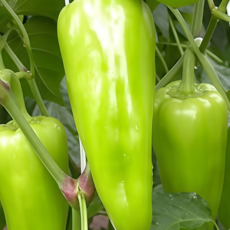 Capsicum Annuum Var. - Conoides Green Larger Packet High Germination 600-3000 Onsaleseeds