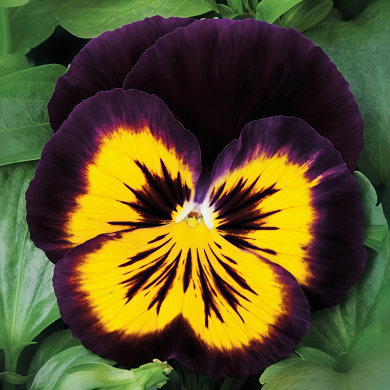 Pansy Seeds - Brown Edge Yellow Core Larger Packet High Germination 600-3000 Onsaleseeds