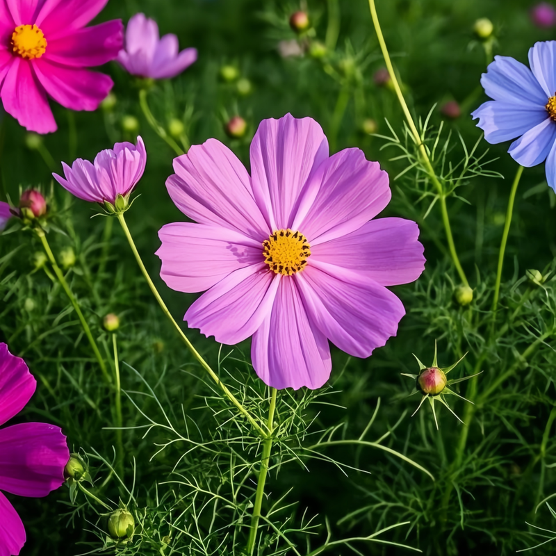 Cosmos Bipinnata Seeds - Mix Single Petal Larger Packet High Germination 1600-4800 Onsaleseeds