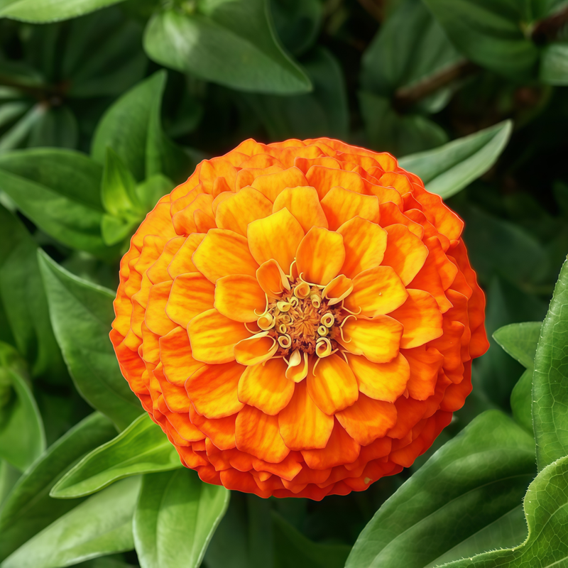 Zinnia Elegans Seeds - Tangerine Orange Larger Packet High Germination 300-1500 Onsaleseeds