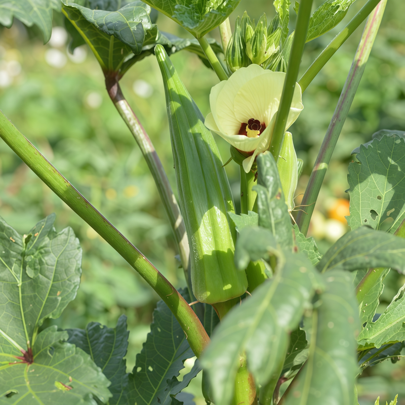 Okra - Yellow Larger Packet High Germination 300-1500 Onsaleseeds