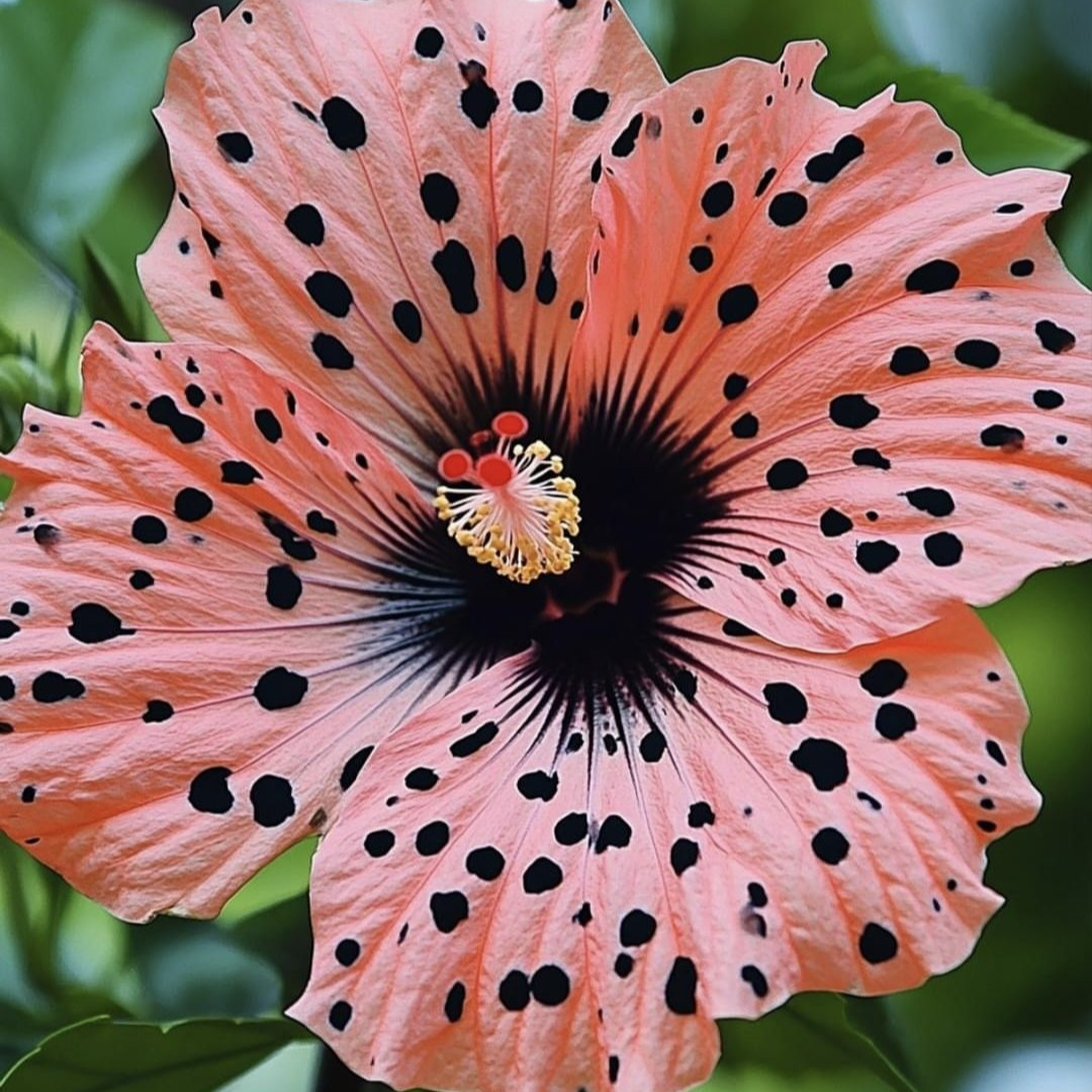 Transgenic spotted flower seeds up to 50%